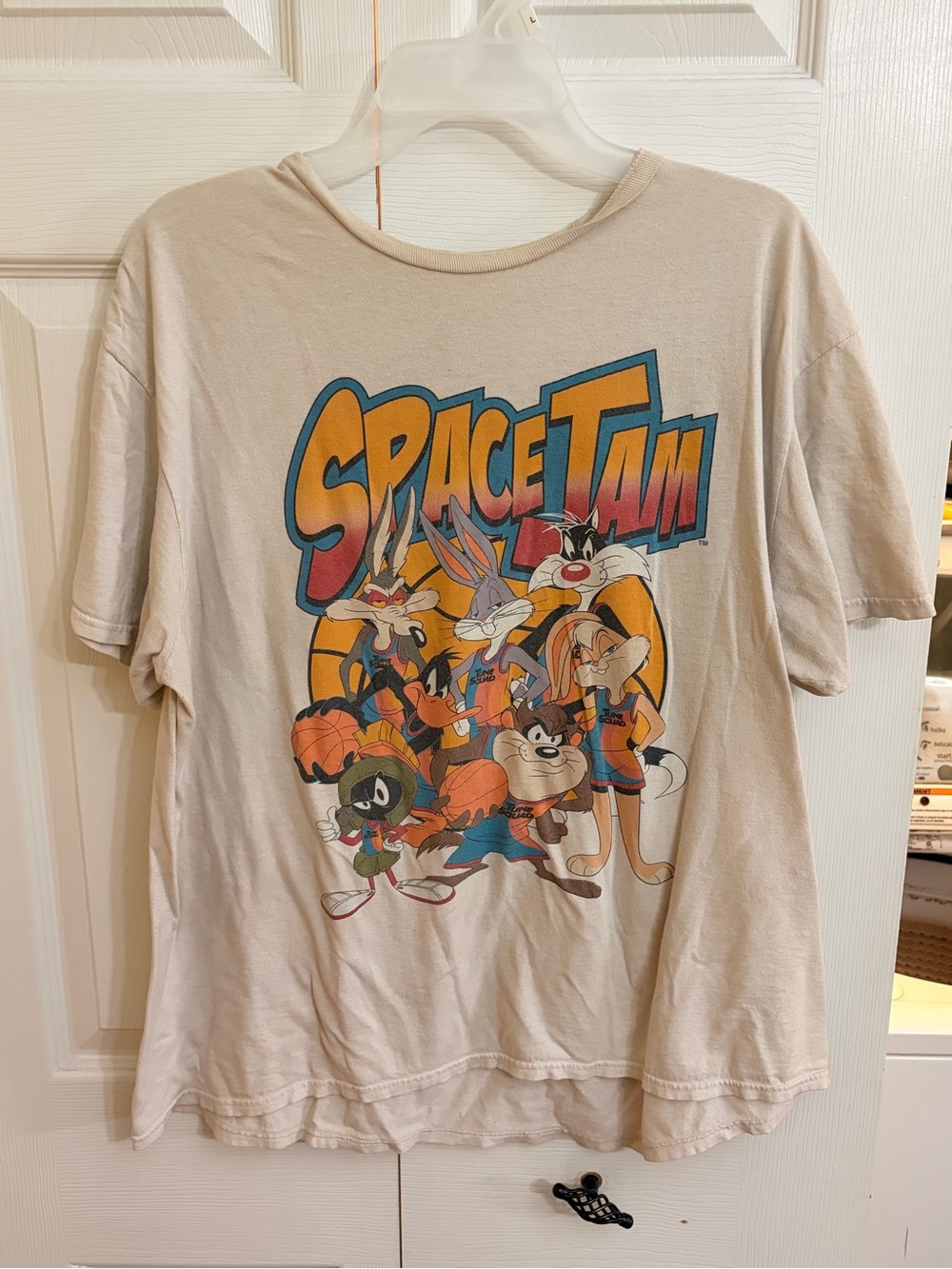 Space Jam Graphic Tee - Cream